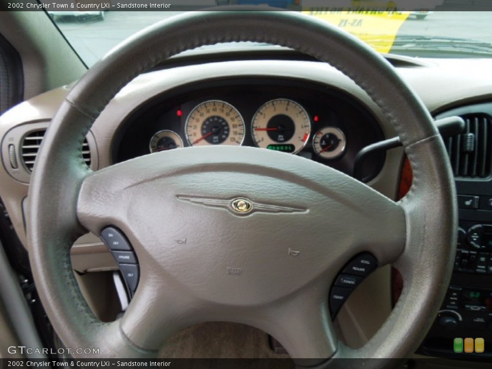 Sandstone Interior Steering Wheel for the 2002 Chrysler Town & Country LXi #72141834