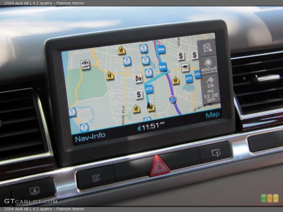 Platinum Interior Navigation for the 2004 Audi A8 L 4.2 quattro #72142491