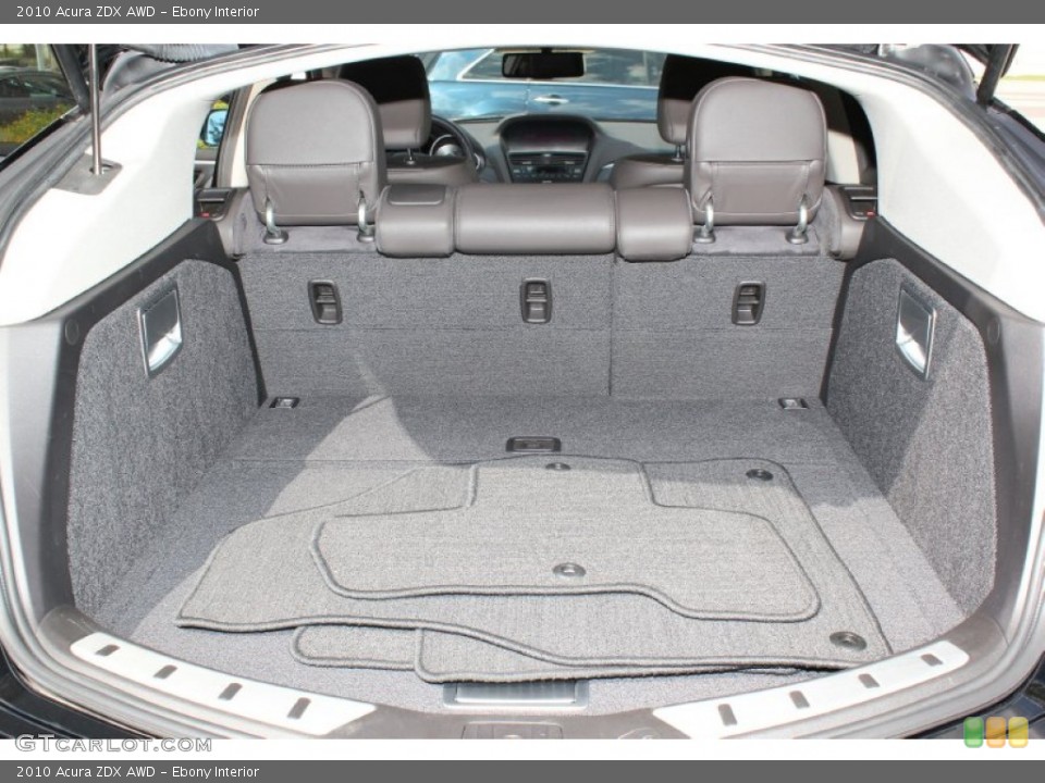 Ebony Interior Trunk for the 2010 Acura ZDX AWD #72144730