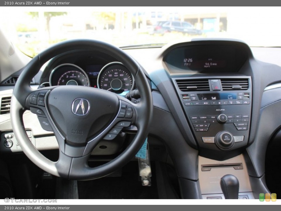 Ebony Interior Dashboard for the 2010 Acura ZDX AWD #72144783