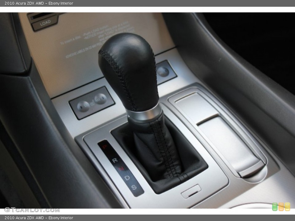 Ebony Interior Transmission for the 2010 Acura ZDX AWD #72144885