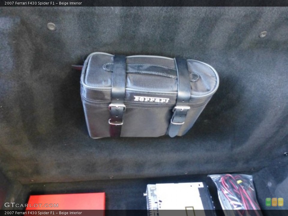 Beige Interior Trunk for the 2007 Ferrari F430 Spider F1 #72146094