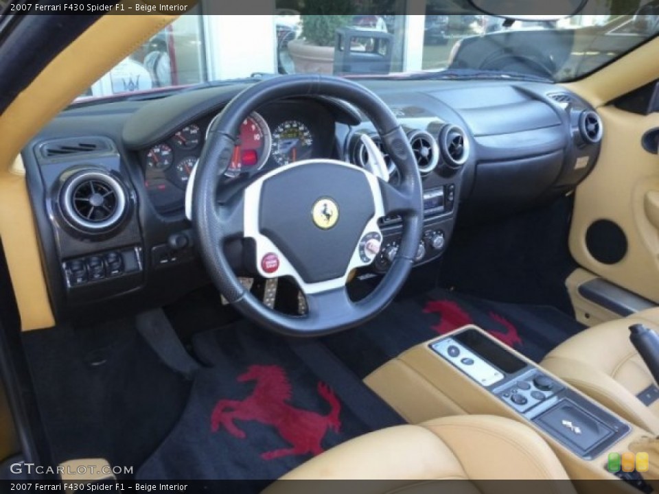Beige Interior Prime Interior for the 2007 Ferrari F430 Spider F1 #72146203
