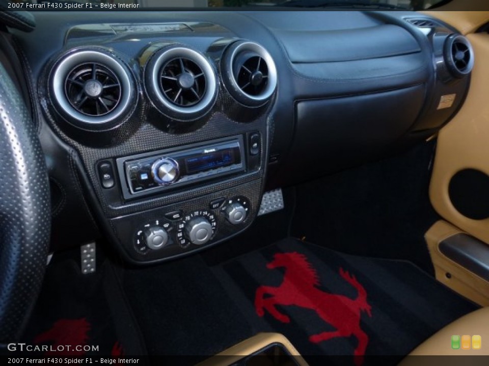 Beige Interior Controls for the 2007 Ferrari F430 Spider F1 #72146388