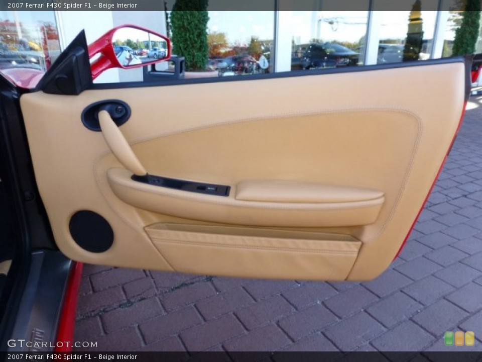 Beige Interior Door Panel for the 2007 Ferrari F430 Spider F1 #72146490