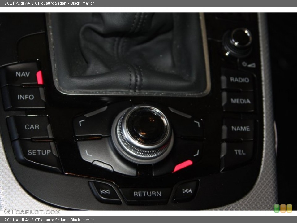 Black Interior Controls for the 2011 Audi A4 2.0T quattro Sedan #72147156