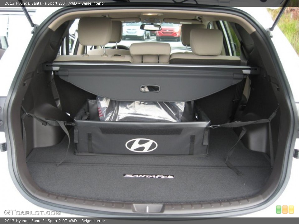 Beige Interior Trunk for the 2013 Hyundai Santa Fe Sport 2.0T AWD #72147291