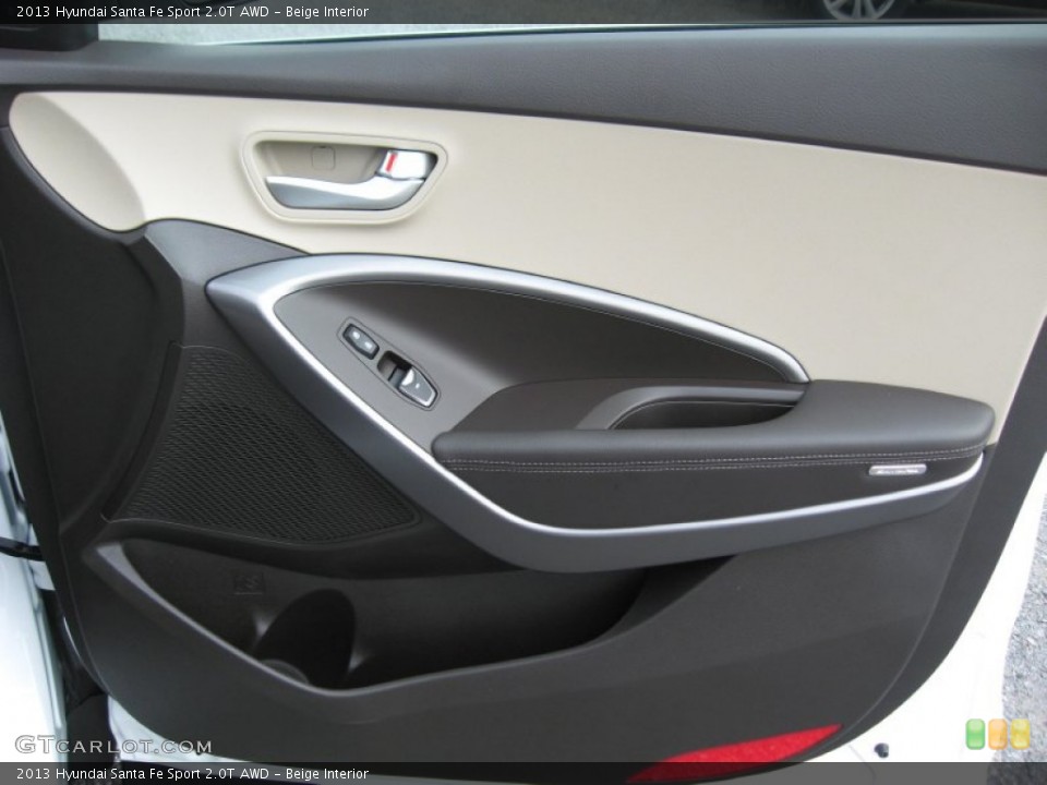 Beige Interior Door Panel for the 2013 Hyundai Santa Fe Sport 2.0T AWD #72147459