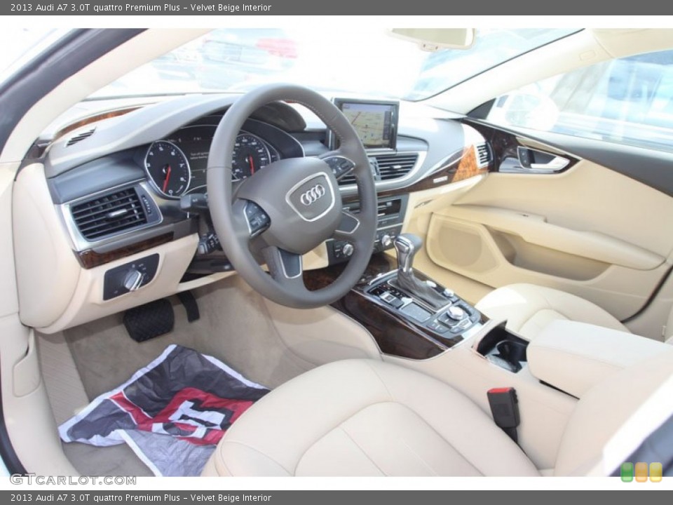 Velvet Beige Interior Photo for the 2013 Audi A7 3.0T quattro Premium Plus #72147561