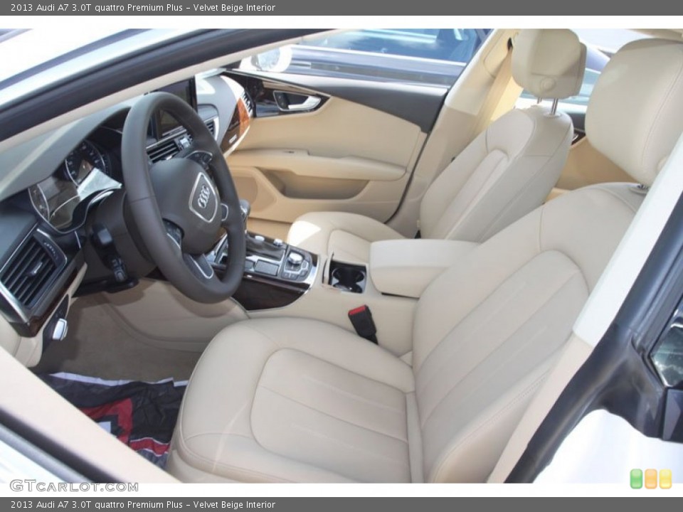 Velvet Beige Interior Front Seat for the 2013 Audi A7 3.0T quattro Premium Plus #72147585