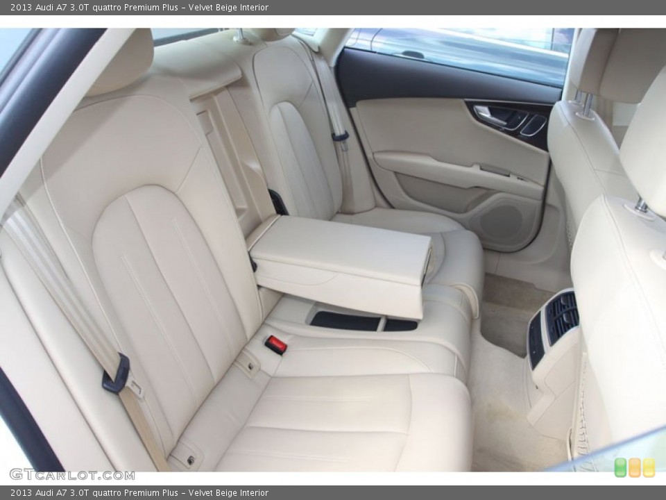 Velvet Beige Interior Rear Seat for the 2013 Audi A7 3.0T quattro Premium Plus #72147763