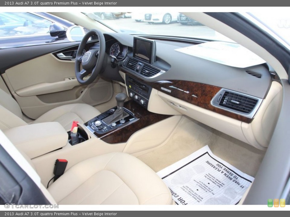 Velvet Beige Interior Photo for the 2013 Audi A7 3.0T quattro Premium Plus #72147780