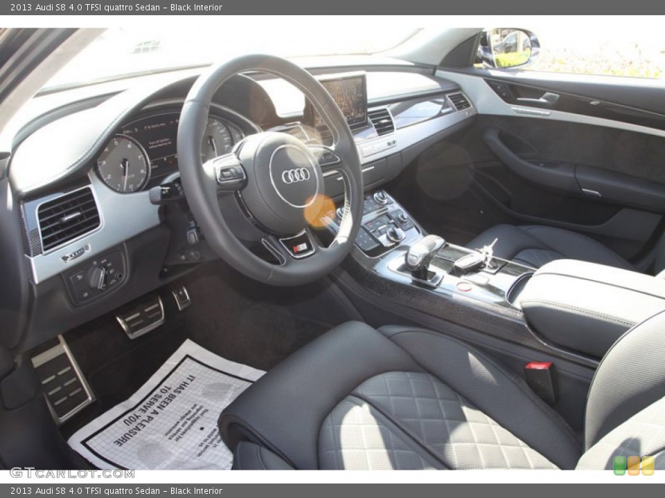 Black Interior Prime Interior for the 2013 Audi S8 4.0 TFSI quattro Sedan #72148080