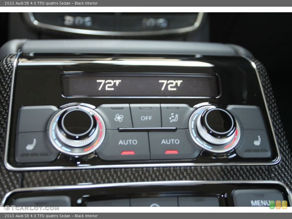 Black Interior Controls for the 2013 Audi S8 4.0 TFSI quattro Sedan #72148170