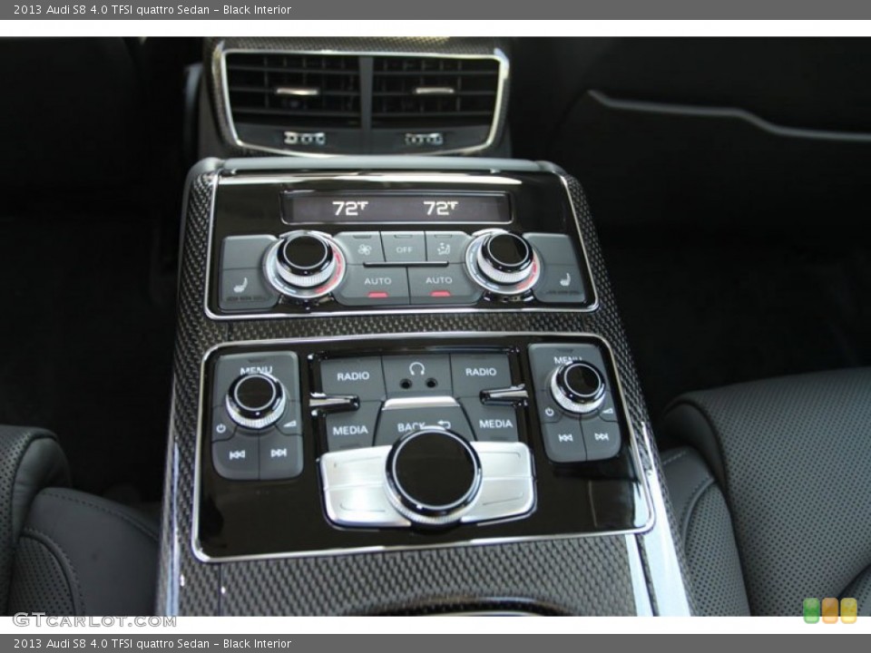 Black Interior Controls for the 2013 Audi S8 4.0 TFSI quattro Sedan #72148191
