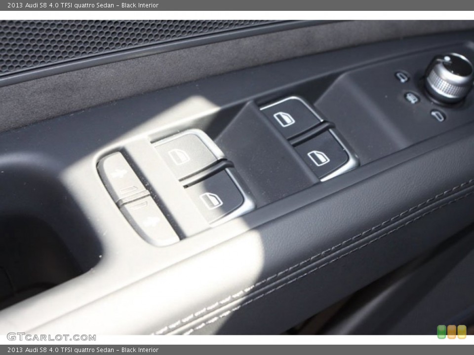 Black Interior Controls for the 2013 Audi S8 4.0 TFSI quattro Sedan #72148398