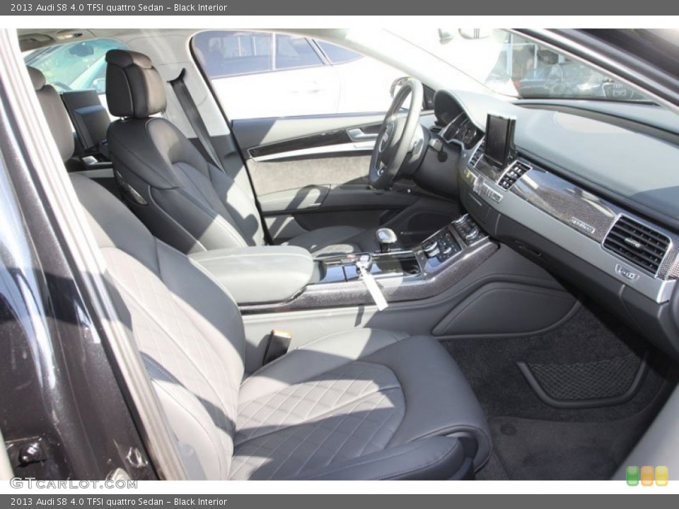 Black Interior Photo for the 2013 Audi S8 4.0 TFSI quattro Sedan #72148494