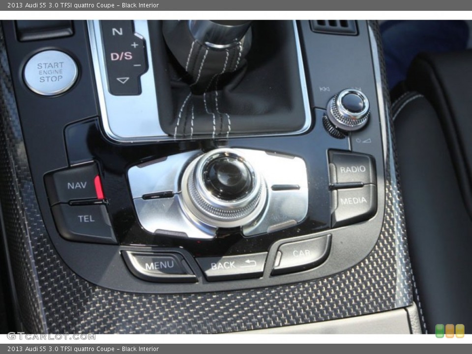 Black Interior Controls for the 2013 Audi S5 3.0 TFSI quattro Coupe #72148845