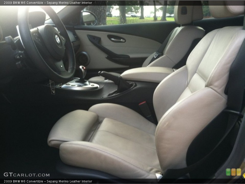 Sepang Merino Leather Interior Front Seat for the 2009 BMW M6 Convertible #72152115