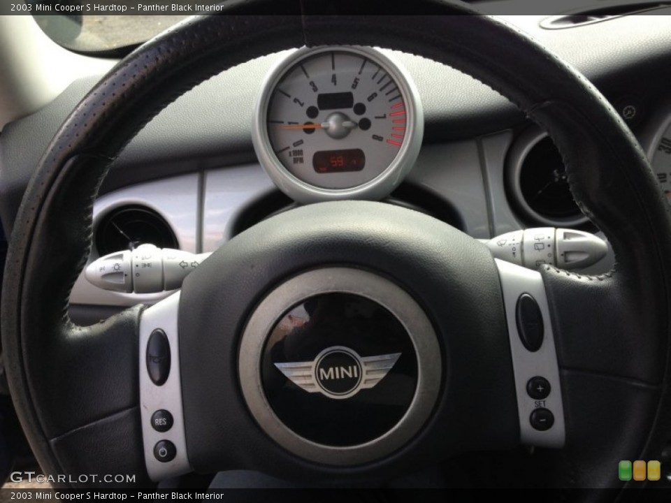 Panther Black Interior Controls for the 2003 Mini Cooper S Hardtop #72153624