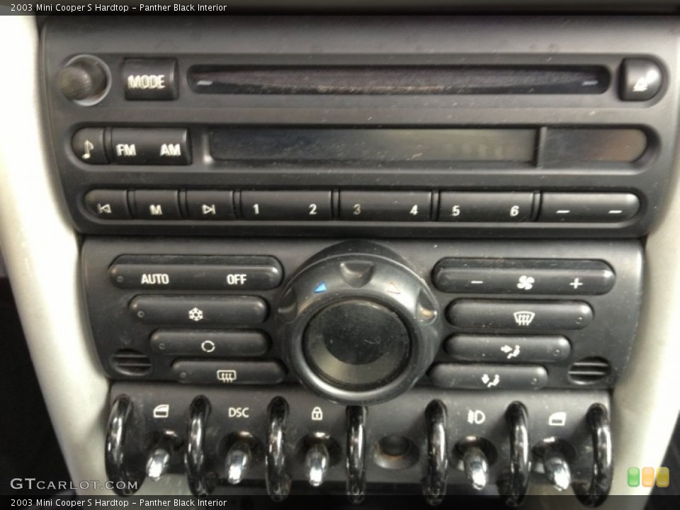 Panther Black Interior Controls for the 2003 Mini Cooper S Hardtop #72153708