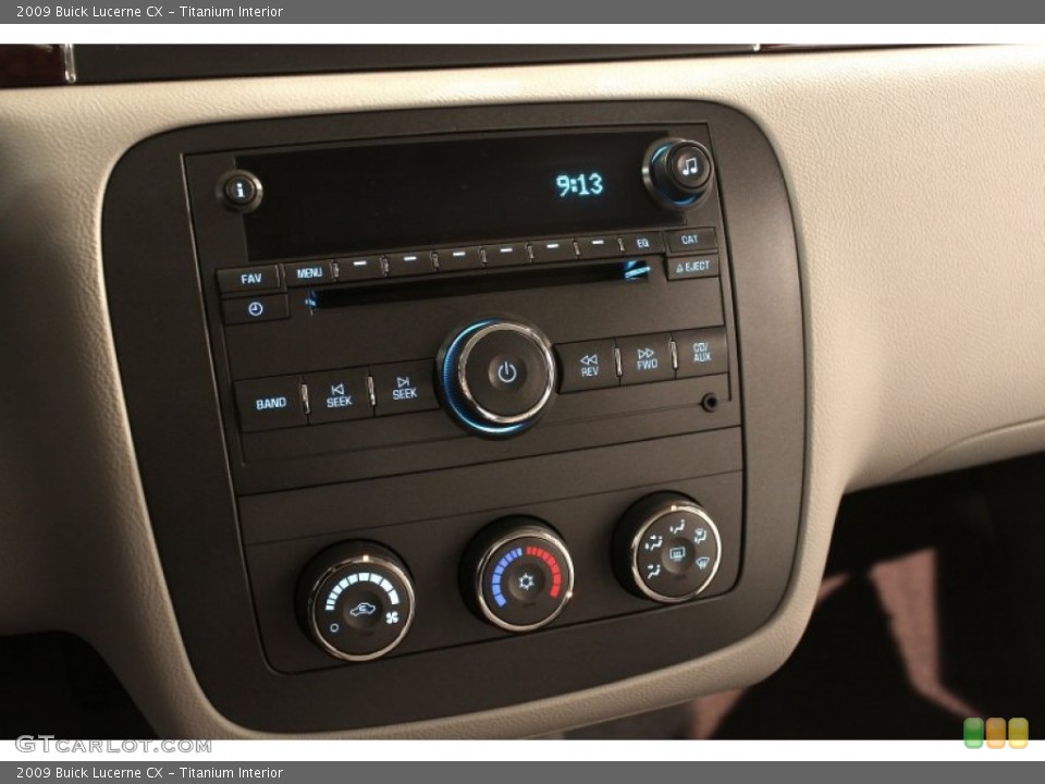 Titanium Interior Controls for the 2009 Buick Lucerne CX #72154494