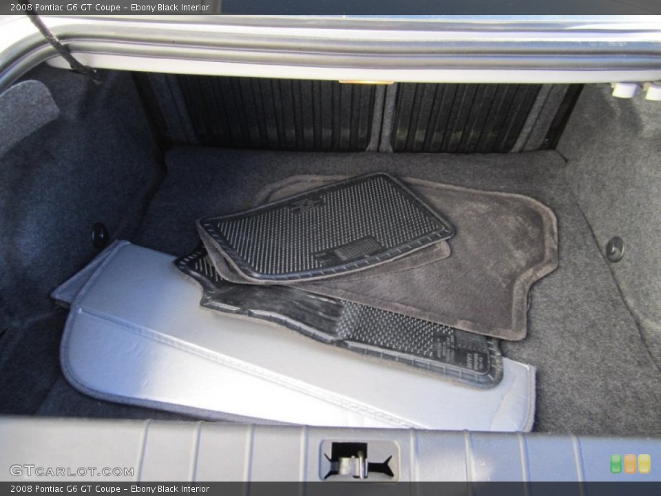 Ebony Black Interior Trunk for the 2008 Pontiac G6 GT Coupe #72155034