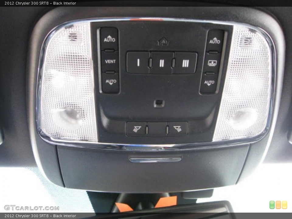 Black Interior Controls for the 2012 Chrysler 300 SRT8 #72155775