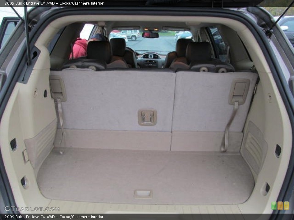 Cocoa/Cashmere Interior Trunk for the 2009 Buick Enclave CX AWD #72156624