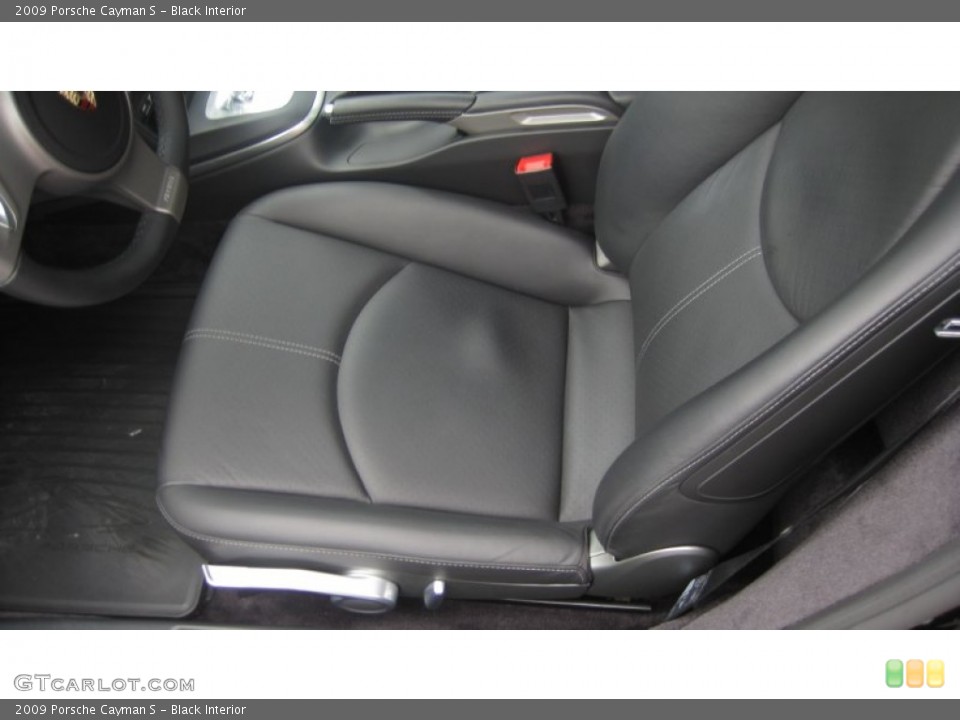 Black Interior Front Seat for the 2009 Porsche Cayman S #72158328