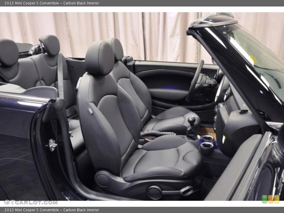Carbon Black Interior Photo for the 2013 Mini Cooper S Convertible #72165024
