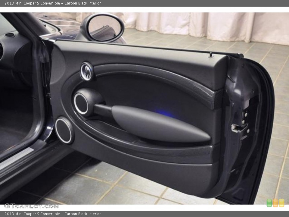 Carbon Black Interior Door Panel for the 2013 Mini Cooper S Convertible #72165048