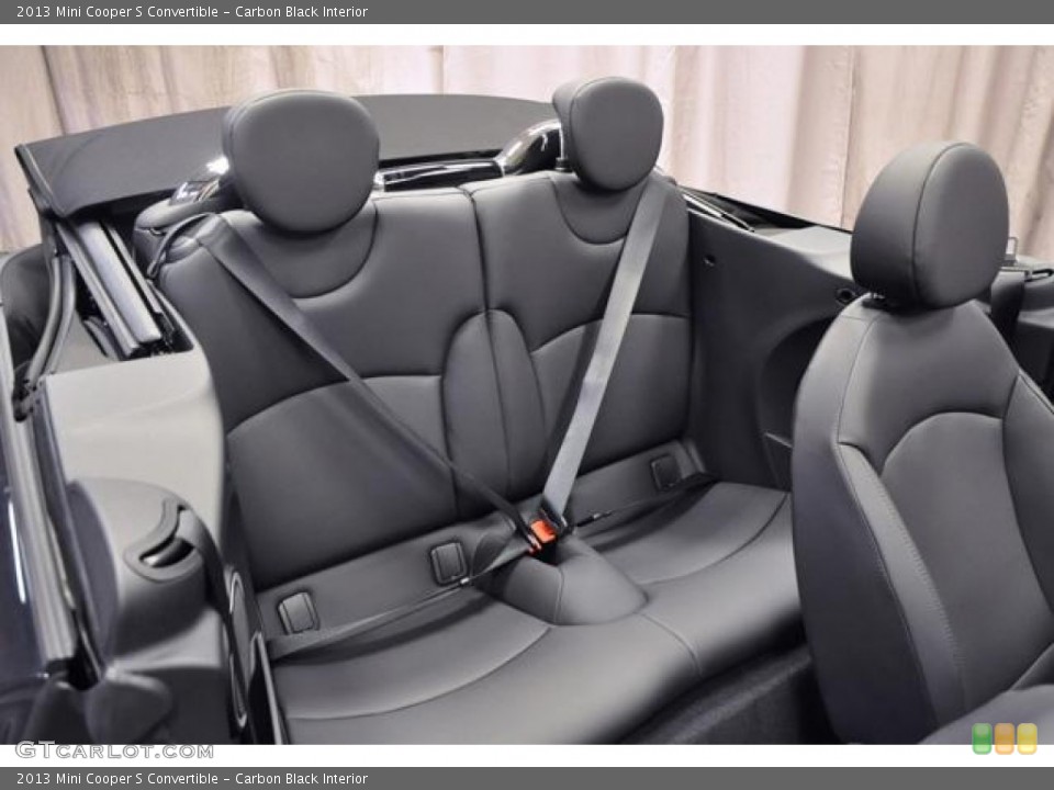Carbon Black Interior Rear Seat for the 2013 Mini Cooper S Convertible #72165069
