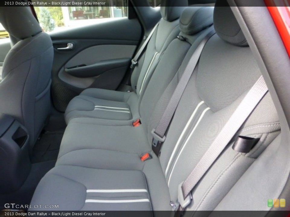Black/Light Diesel Gray Interior Photo for the 2013 Dodge Dart Rallye #72165126