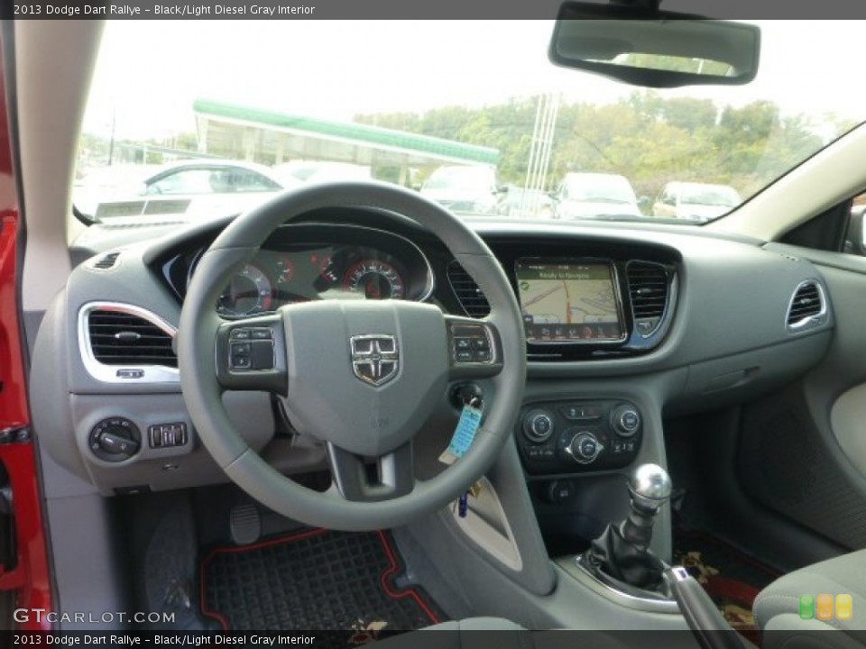 Black/Light Diesel Gray Interior Dashboard for the 2013 Dodge Dart Rallye #72165154