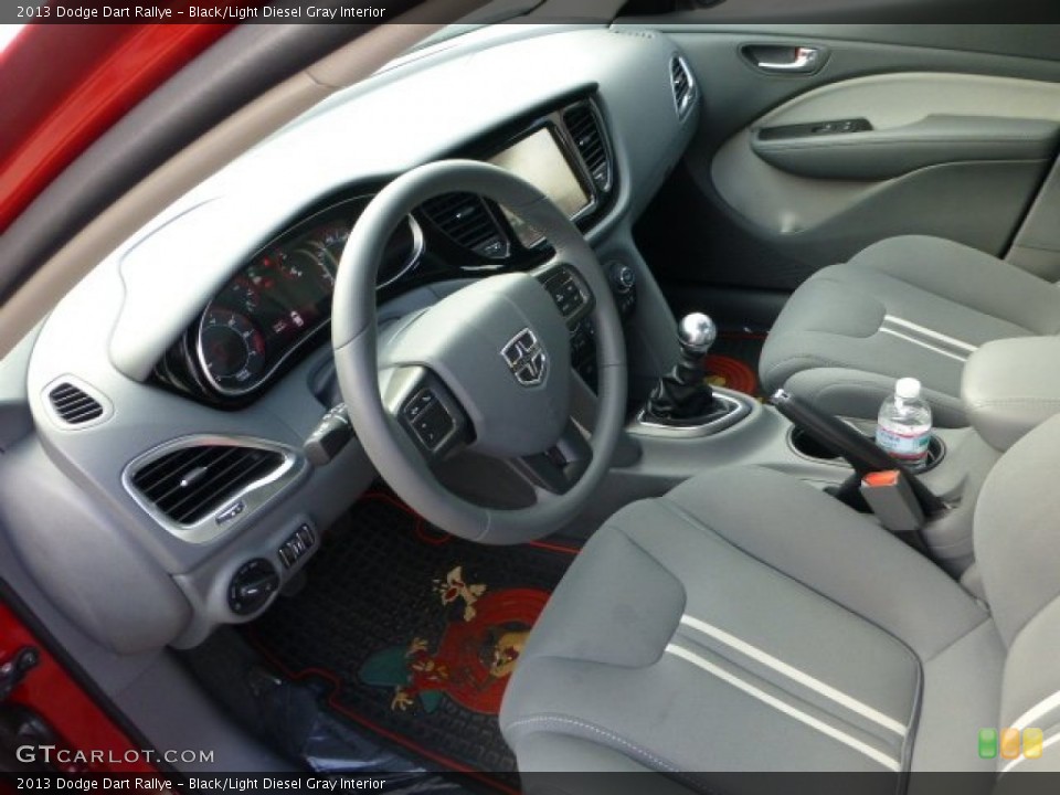 Black/Light Diesel Gray Interior Photo for the 2013 Dodge Dart Rallye #72165195