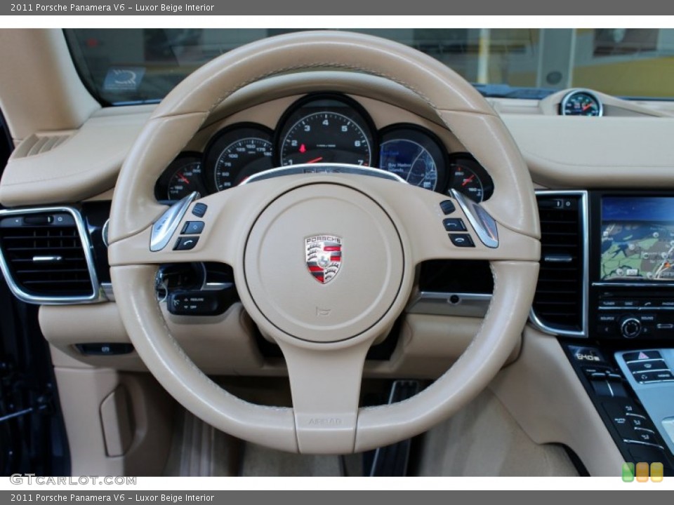 Luxor Beige Interior Steering Wheel for the 2011 Porsche Panamera V6 #72170883