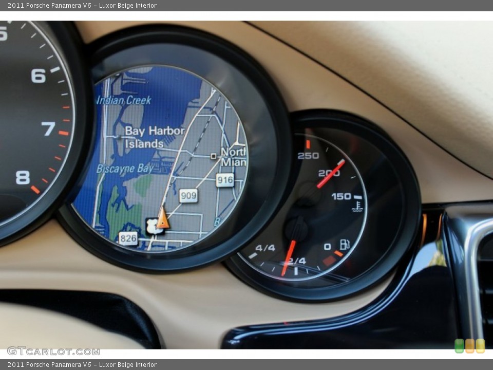 Luxor Beige Interior Gauges for the 2011 Porsche Panamera V6 #72170956