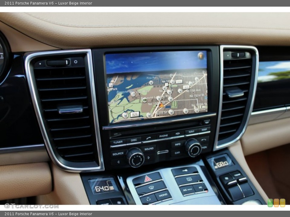 Luxor Beige Interior Navigation for the 2011 Porsche Panamera V6 #72171008