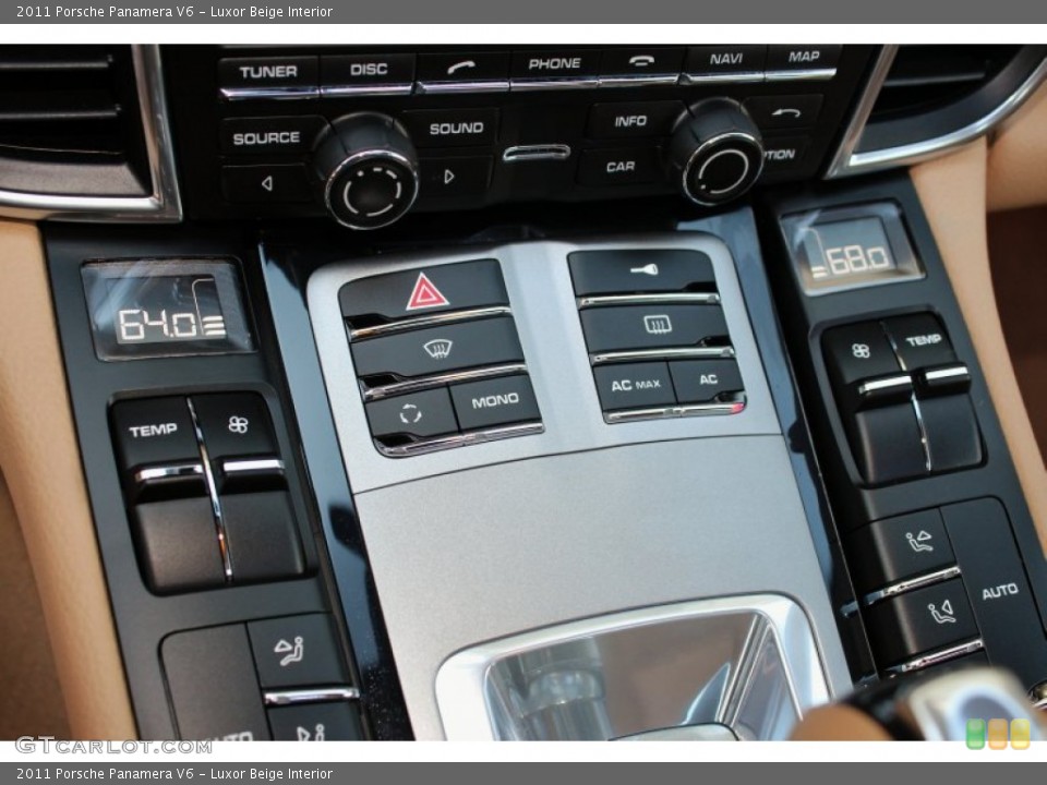 Luxor Beige Interior Controls for the 2011 Porsche Panamera V6 #72171036