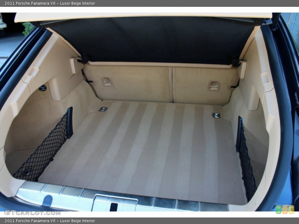 Luxor Beige Interior Trunk for the 2011 Porsche Panamera V6 #72171237