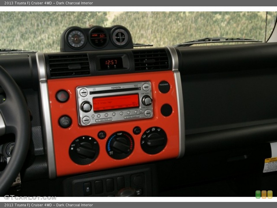 Dark Charcoal Interior Controls for the 2013 Toyota FJ Cruiser 4WD #72171617