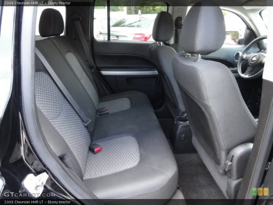 Ebony Interior Rear Seat for the 2009 Chevrolet HHR LT #72173757