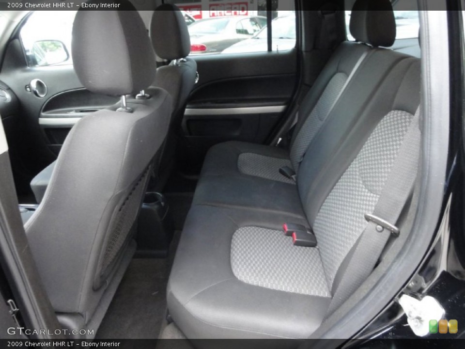 Ebony Interior Rear Seat for the 2009 Chevrolet HHR LT #72173805