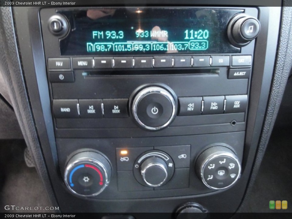 Ebony Interior Controls for the 2009 Chevrolet HHR LT #72173892