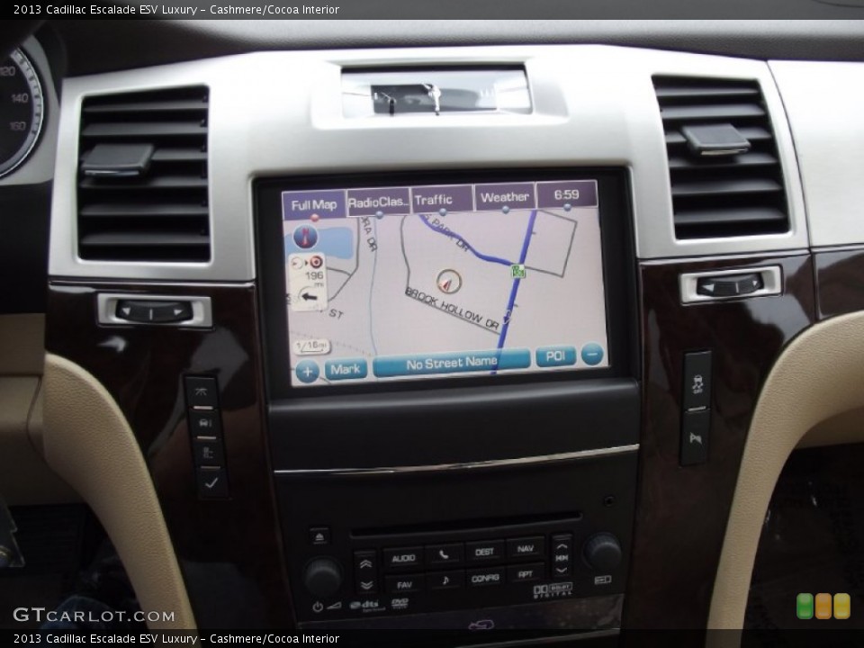 Cashmere/Cocoa Interior Navigation for the 2013 Cadillac Escalade ESV Luxury #72176568