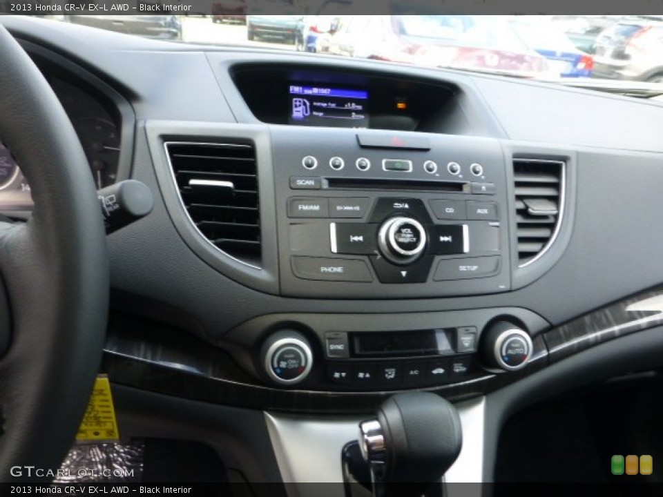Black Interior Controls for the 2013 Honda CR-V EX-L AWD #72178794