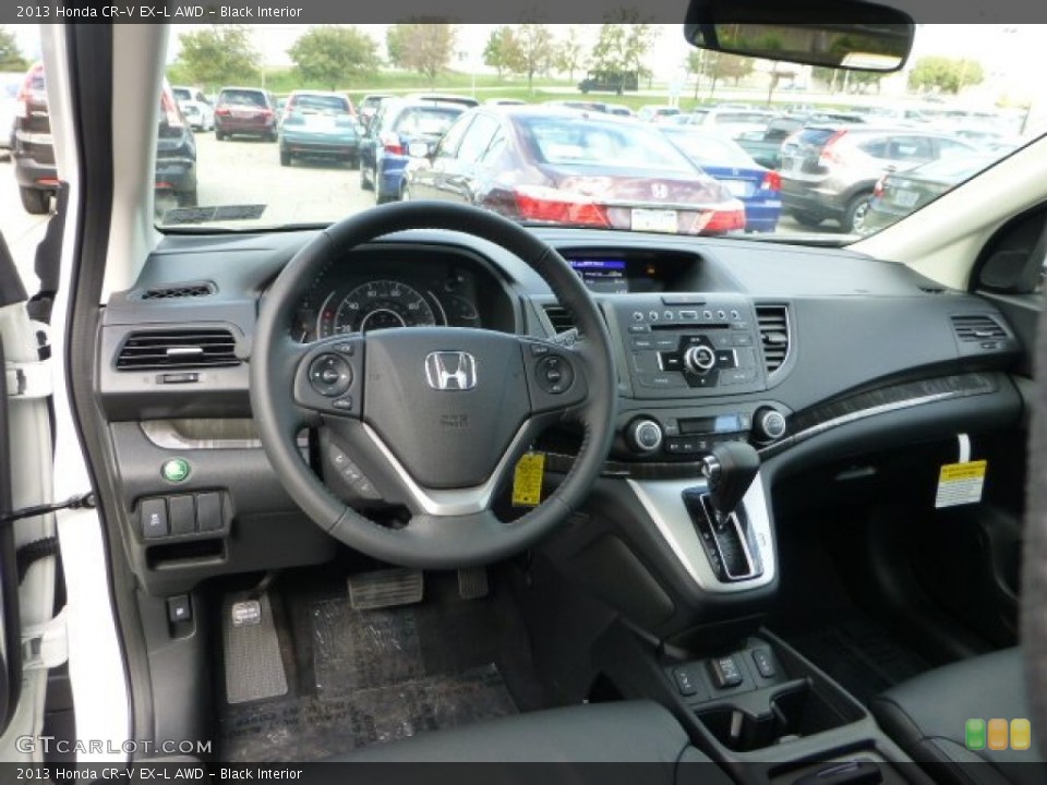 Black Interior Dashboard for the 2013 Honda CR-V EX-L AWD #72180636