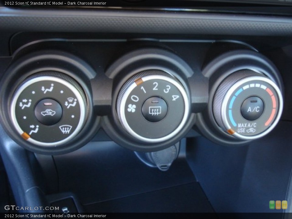 Dark Charcoal Interior Controls for the 2012 Scion tC  #72184650