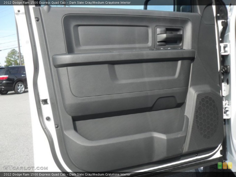 Dark Slate Gray/Medium Graystone Interior Door Panel for the 2012 Dodge Ram 1500 Express Quad Cab #72185250